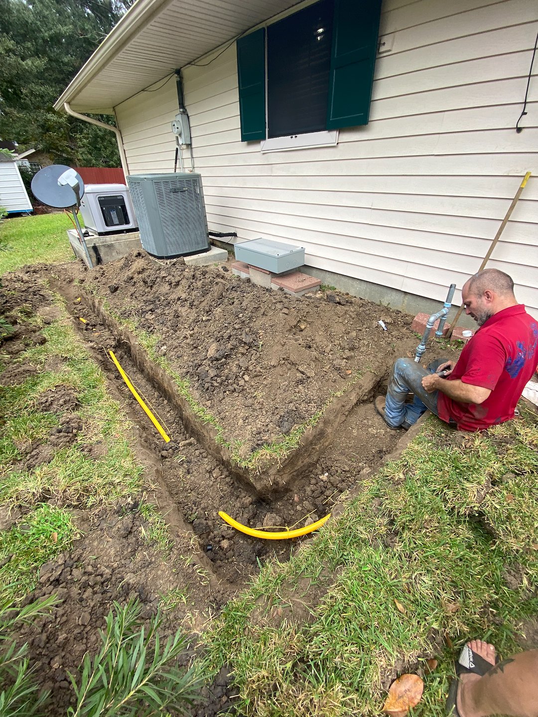 Generator Gas Line Installation Project in Jeanerette, LA